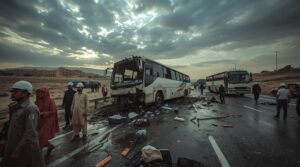 حادث تصادم مأساوي بين حافلة وشاحنة في السعودية يُودي بحياة 45 معتمرًا هنديًا قرب المدينة المنورة